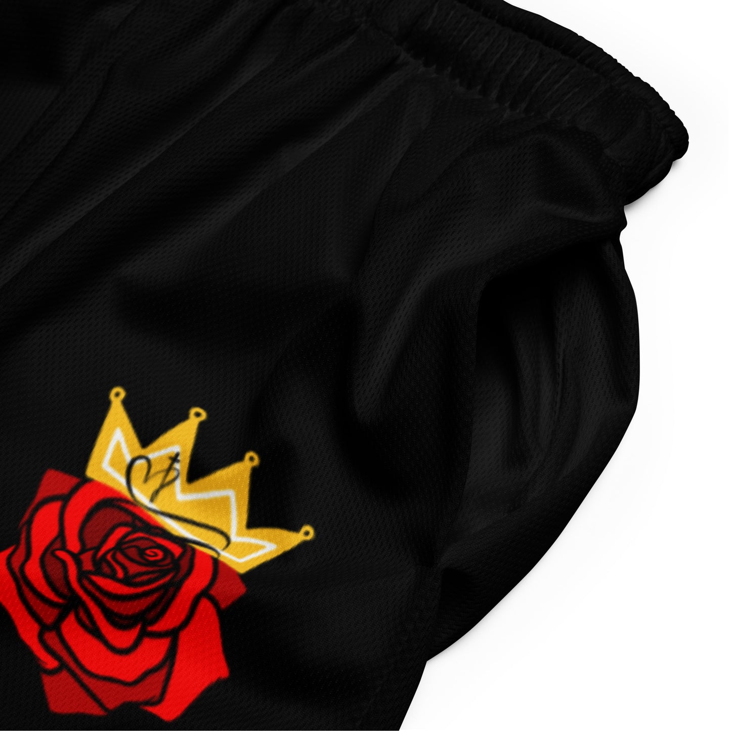 WWVD "The Stealth Rose" Unisex Mesh Shorts